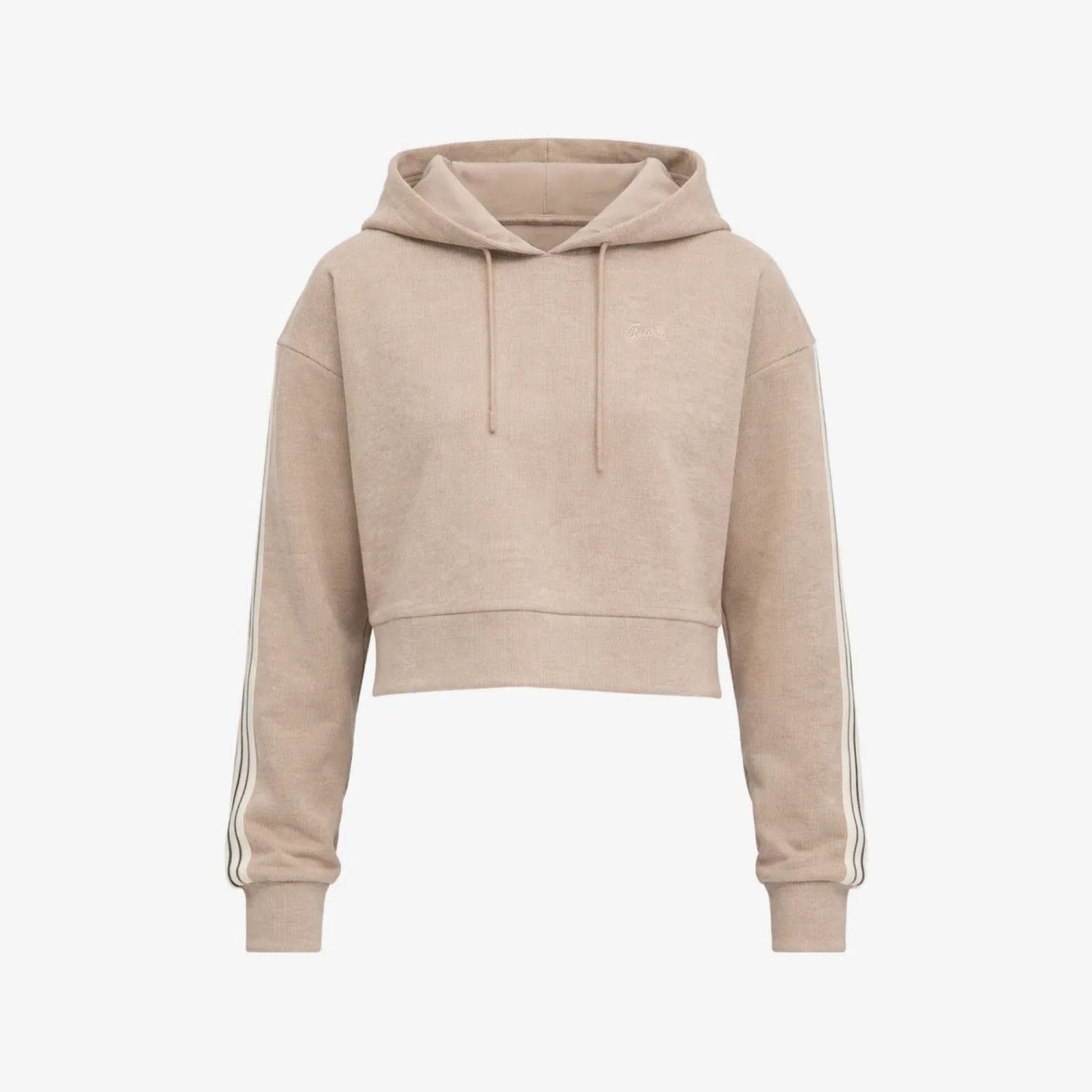 Γυναικείο Cropped Φούτερ με Κουκούλα GUESS