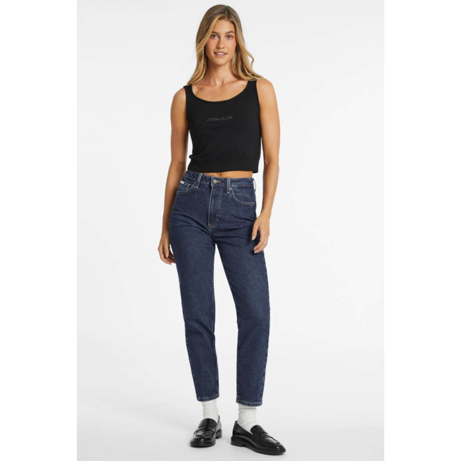 Γυναικείο Τζιν Παντελόνι Mom Fit GUESS