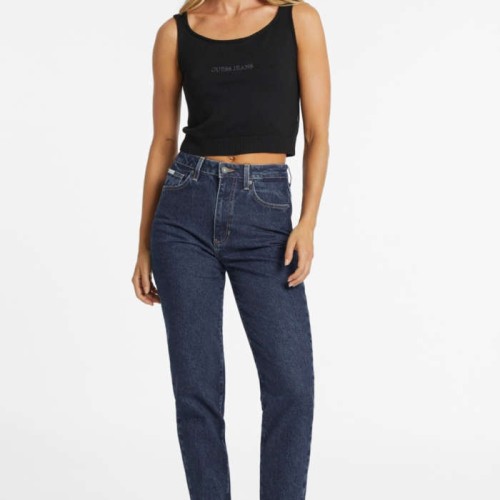 Γυναικείο Τζιν Παντελόνι Mom Fit GUESS