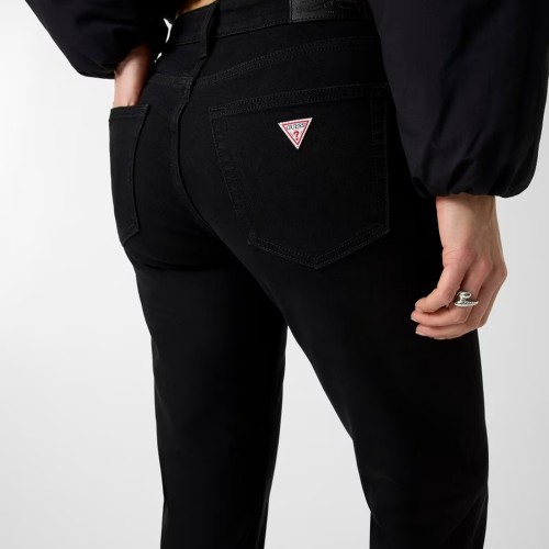 Γυναικείο Τζιν Παντελόνι Straight Line Mid Rise GUESS