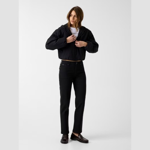 Γυναικείο Τζιν Παντελόνι Straight Line Mid Rise GUESS