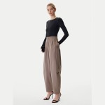 Γυναικείο Παντελόνι Carrot Leg με Πιέτες GUESS
