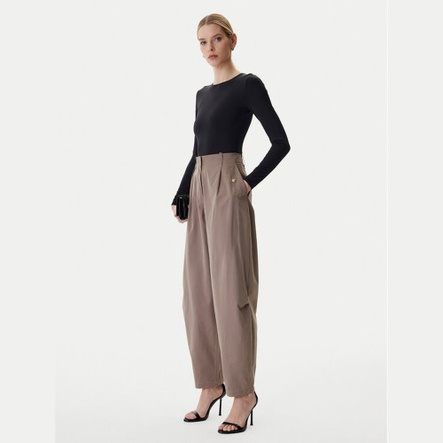 Γυναικείο Παντελόνι Carrot Leg με Πιέτες GUESS