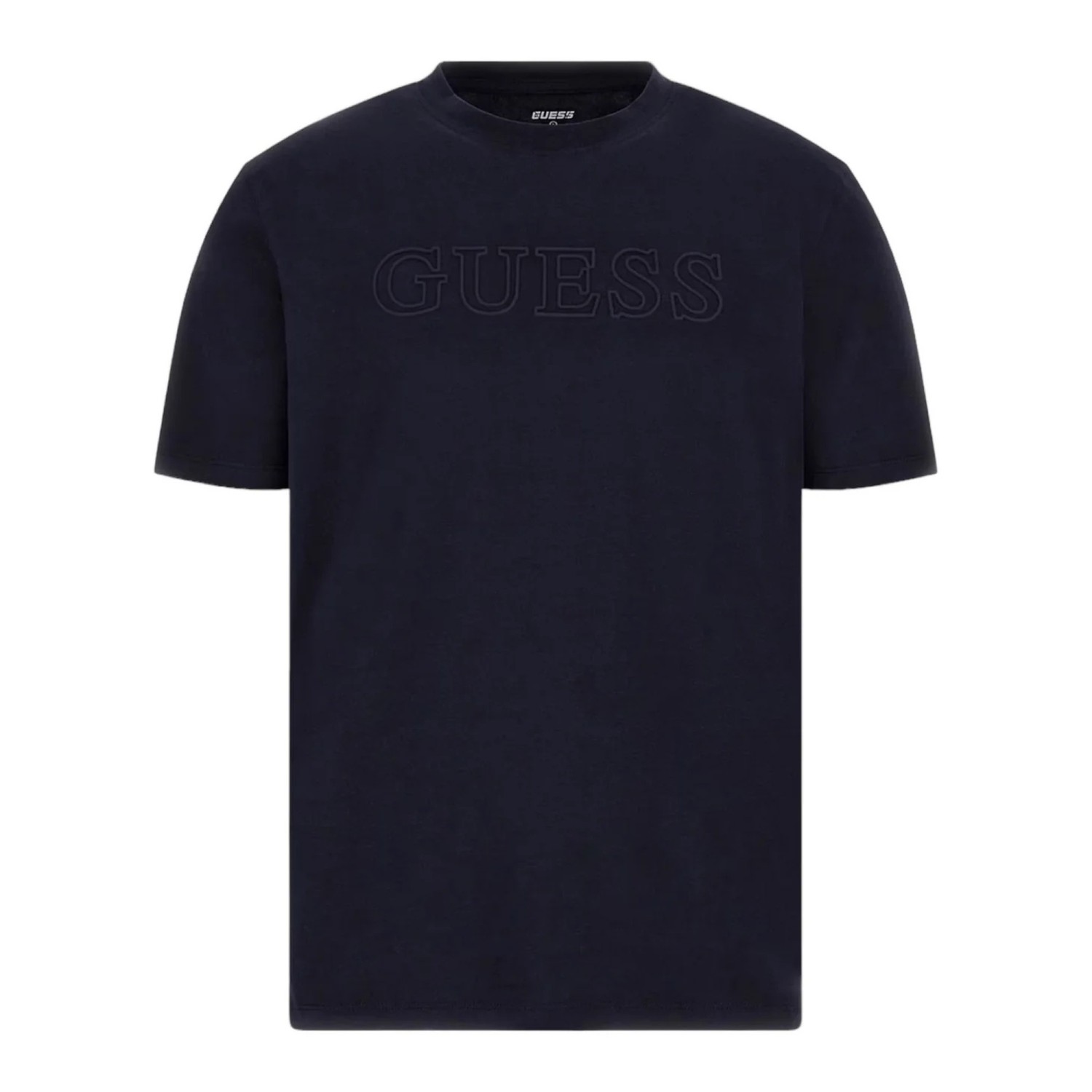 Ανδρικό Κοντομάνικο T-shirt με Ανάγλυφο Λογότυπο GUESS