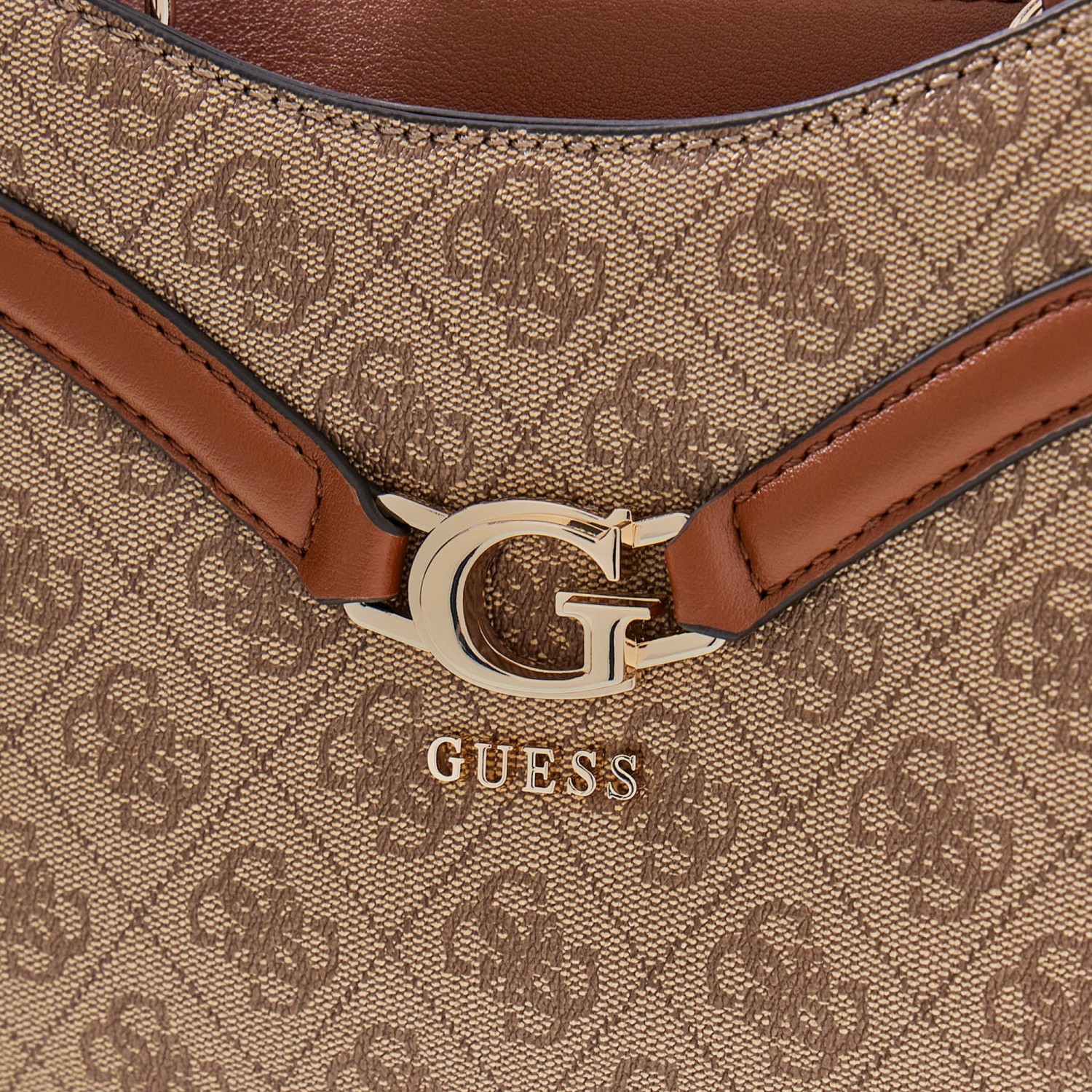 Γυναικεία Τσάντα Χειρός με Λογότυπο GUESS Γυναικεία Τσάντα Χειρός με Λογότυπο GUESS