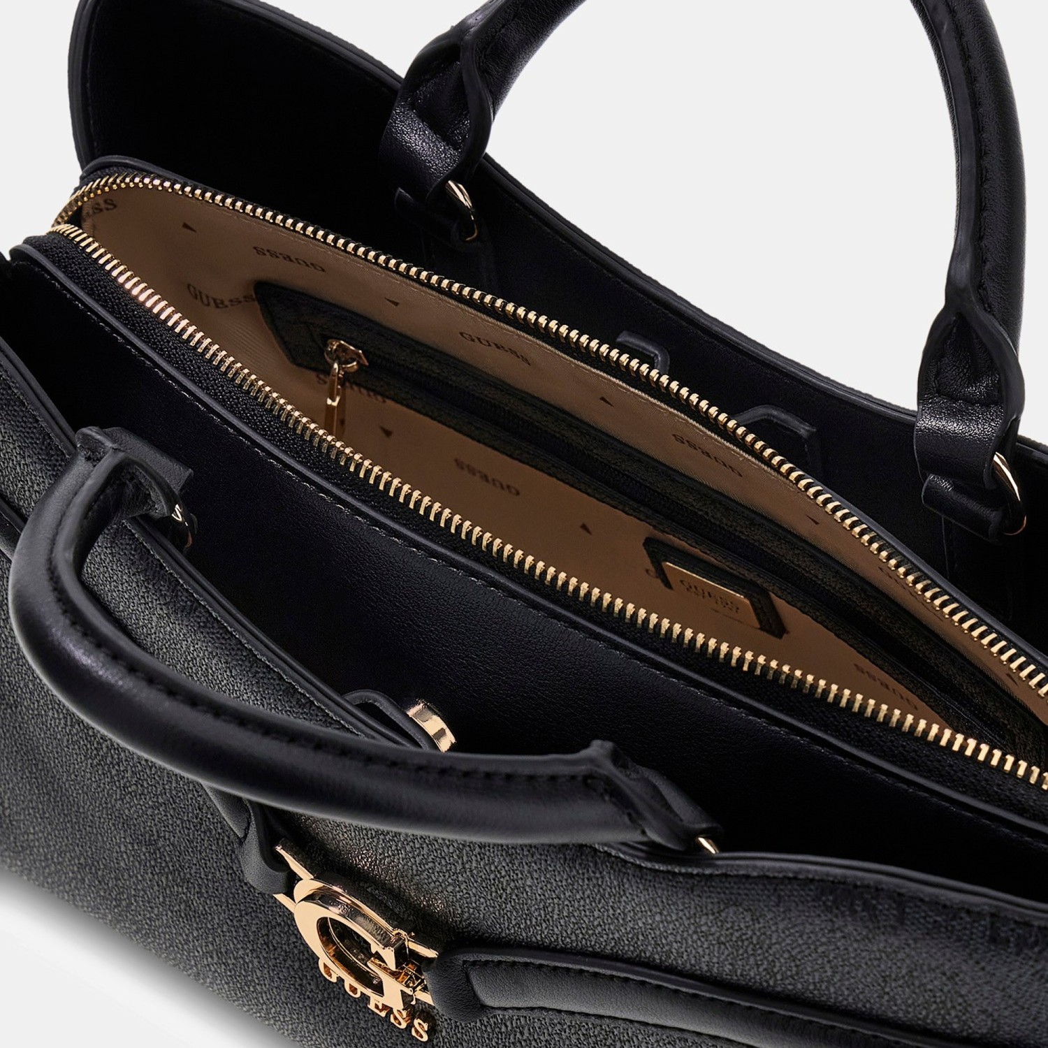 Γυναικεία Τσάντα Χειρός με Λογότυπο GUESS Γυναικεία Τσάντα Χειρός με Λογότυπο GUESS