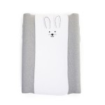 Παιδικό Κάλυμμα Αλλαξιέρας Childhome Rabbit Jersey Grey