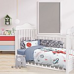 DAS BABY ΣΕΤ ΣΕΝΤΟΝΙΑ ΚΟΥΝΙΑΣ SMILE DIGITAL 4851 ΓΚΡΙ, ΚΟΚΚΙΝΟ, ΛΕΥΚΟ