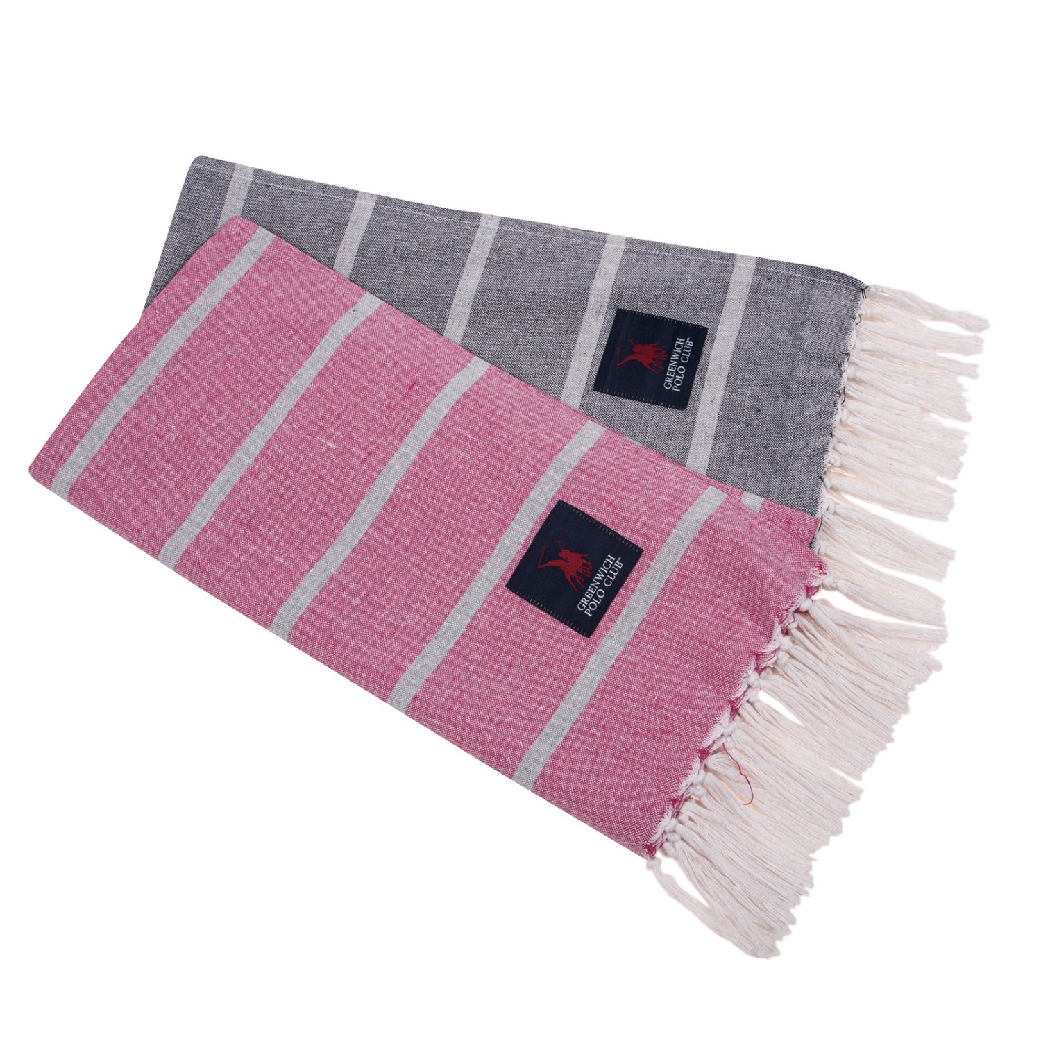 GREENWICH POLO CLUB PAREO JACQUARD 80Χ170 3844 PINK