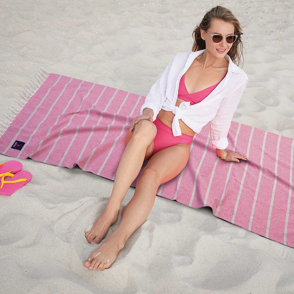 GREENWICH POLO CLUB PAREO JACQUARD 80Χ170 3844 PINK