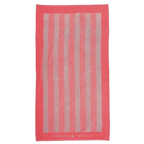 GREENWICH POLO CLUB ΠΕΤΣΕΤΑ ΘΑΛΑΣΣΗΣ 90Χ170 3887 CORAL, ECRU