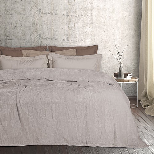 DAS HOME ΚΟΥΒΕΡΤΑ VELOUR MONH 1345 BEIGE
