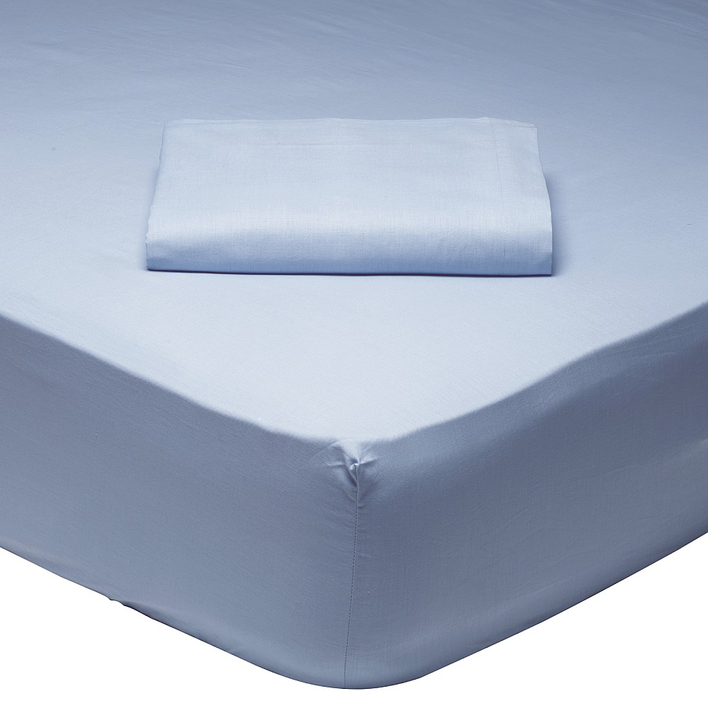 DAS HOME ΣΕΝΤΟΝΙ KING ΜΕ ΛΑΣΤΙΧΟ 180*200+35 BABY BLUE 1005 BABY BLUE