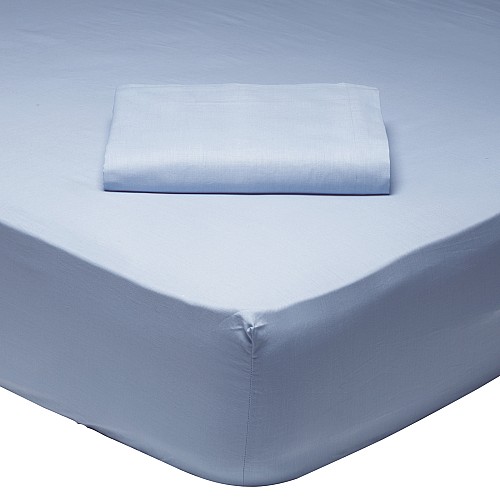 DAS HOME ΣΕΝΤΟΝΙ KING ΜΕ ΛΑΣΤΙΧΟ 180*200+35 BABY BLUE 1005 BABY BLUE