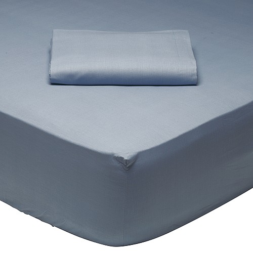 DAS HOME ΣΕΝΤΟΝΙ ΥΠΕΡΔΙΠΛΟ ΜΕ ΛΑΣΤΙΧΟ 160Χ200+35 DUSTY BLUE 1006 DUSTY BLUE