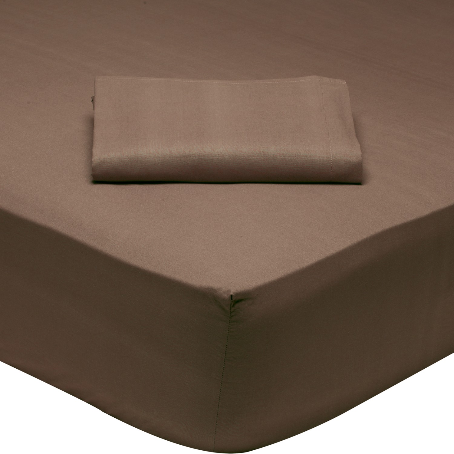 DAS HOME ΣΕΝΤΟΝΙ KING ΜΕ ΛΑΣΤΙΧΟ 180*200+35 COFFEE BRONW 1004 COFFEE BROWN