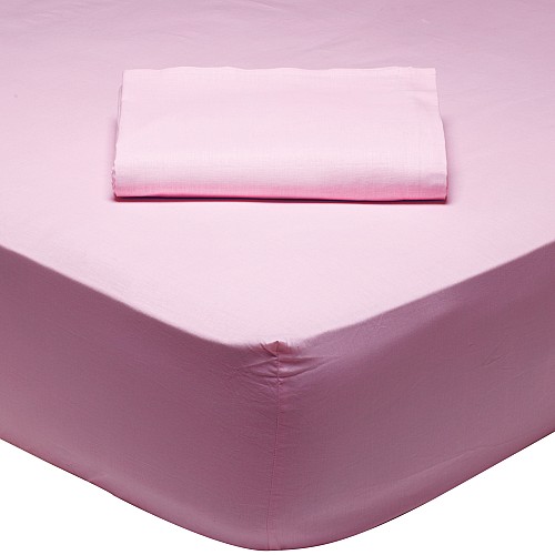 DAS HOME ΣΕΝΤΟΝΙ KING ΜΕ ΛΑΣΤΙΧΟ 180*200+35 PINK 1012 PINK