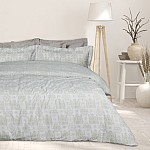 DAS HOME ΣΕΤ ΣΕΝΤΟΝΙΑ ΥΠΕΡΔΙΠΛΑ HAPPY 9673 TAUPE, WHITE