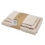 DAS HOME ΣΕΤ ΠΕΤΣΕΤΕΣ 3ΤΕΜΑΧΙΩΝ BEST 0833 TAUPE