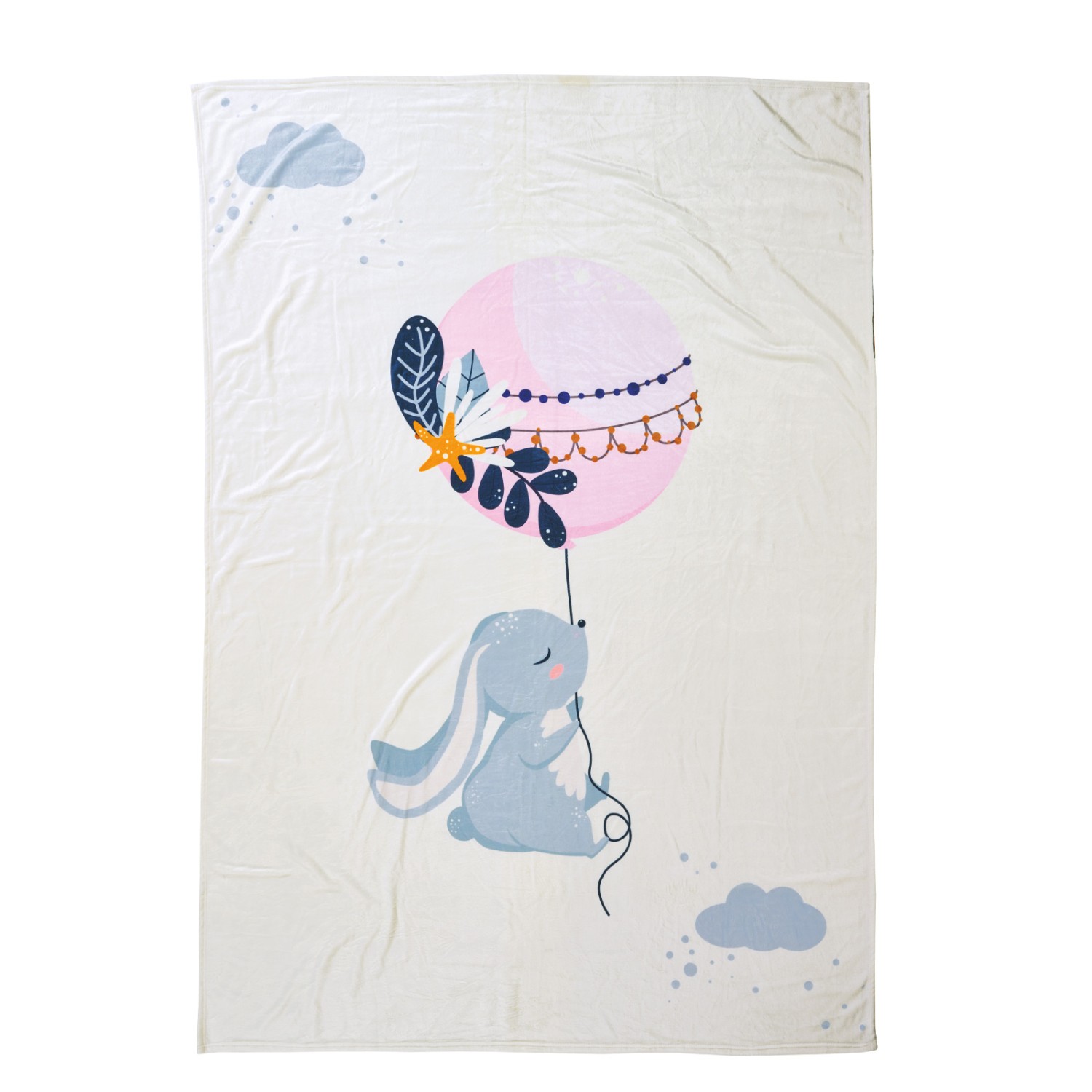 DAS BABY ΚΟΥΒΕΡΤΑ FLEECE ΑΓΚΑΛΙΑΣ FUN 4915 LIGHT BLUE, MINT, PINK