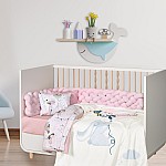 DAS BABY ΚΟΥΒΕΡΤΑ FLEECE ΚΟΥΝΙΑΣ FUN 4915 LIGHT BLUE, MINT, PINK