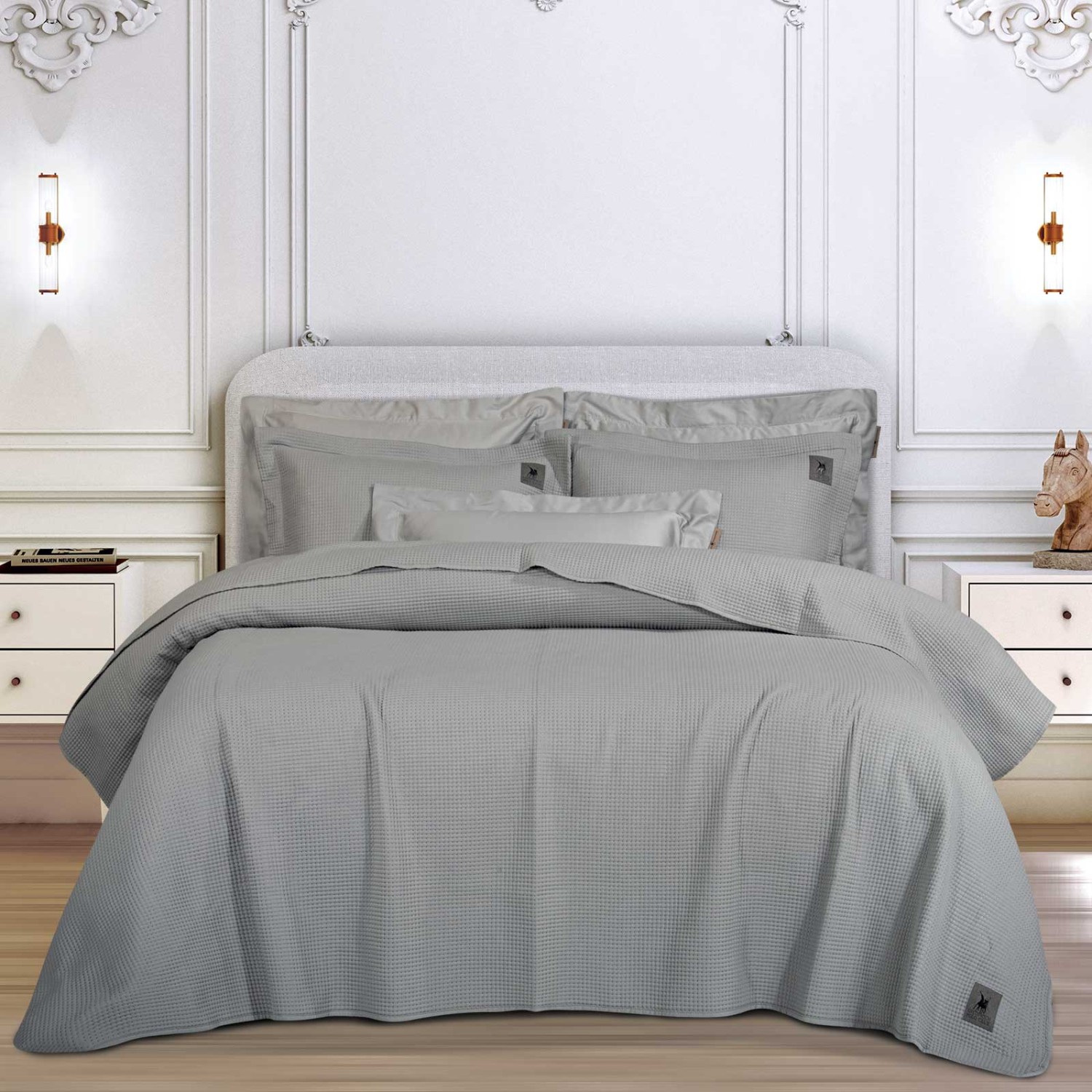 GREENWICH POLO CLUB ΚΟΥΒΕΡΛΙ KING ESSENTIAL 3496 GREY