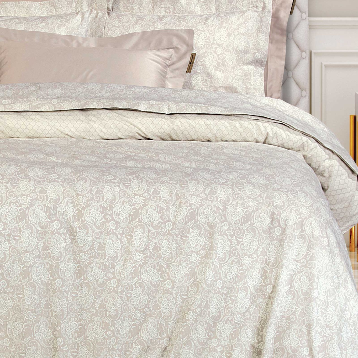 GREENWICH POLO CLUB ΠΑΠΛΩΜΑΤΟΘΗΚΗ ΣΕΤ ΥΠΕΡΔΙΠΛH ESSENTIAL 2369 ECRU, TAUPE