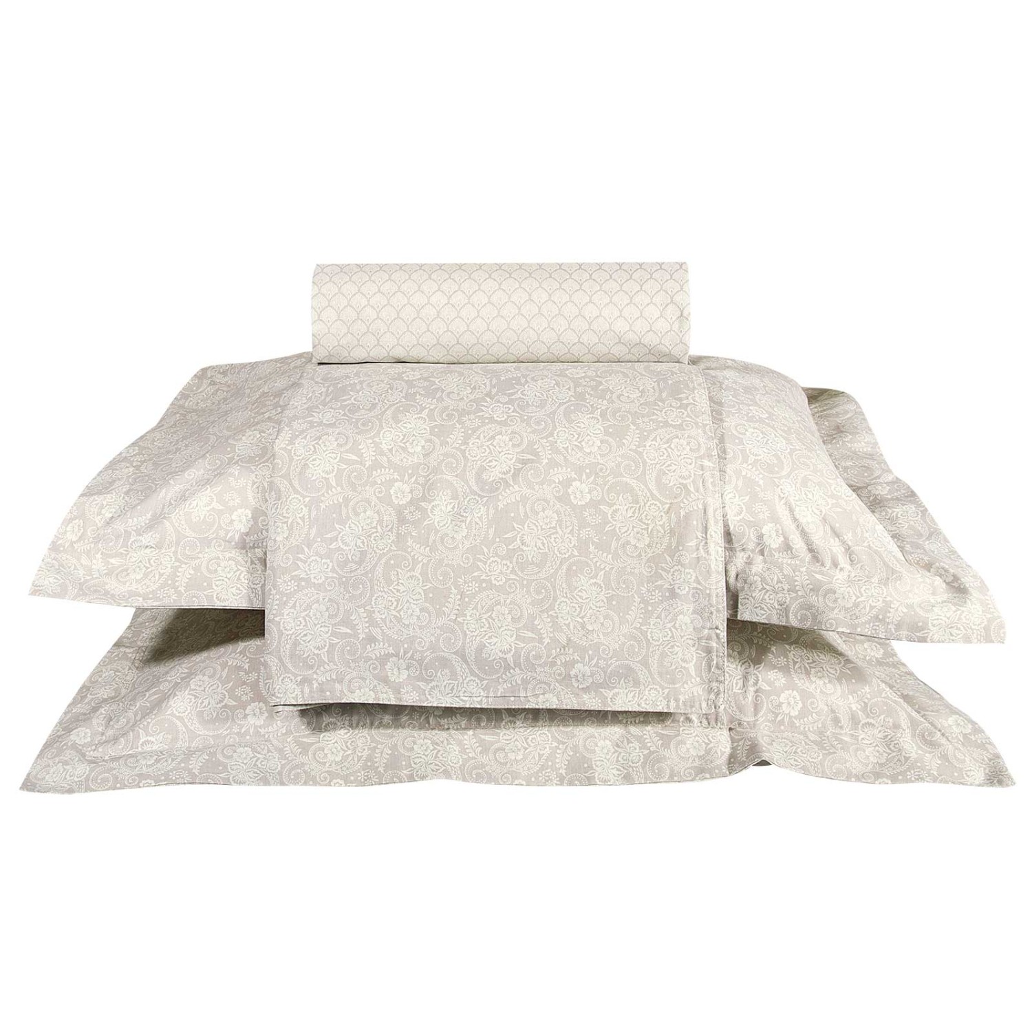 GREENWICH POLO CLUB ΠΑΠΛΩΜΑΤΟΘΗΚΗ ΣΕΤ ΥΠΕΡΔΙΠΛH ESSENTIAL 2369 ECRU, TAUPE