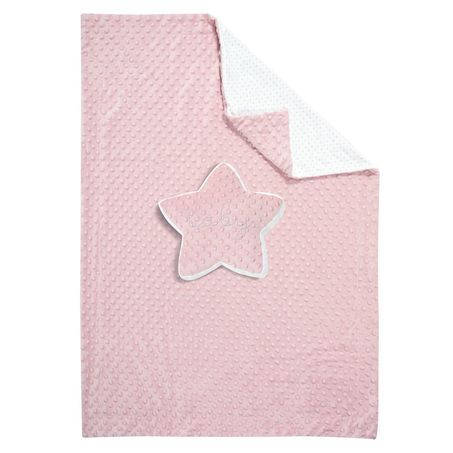 GREENWICH POLO CLUB ΚΟΥΒΕΡΤΑ FLEECE ΑΓΚΑΛΙΑΣ ESSENTIAL 8847 PINK, WHITE