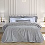 GREENWICH POLO CLUB ΚΟΥΒΕΡΤΑ VELOUR ΥΠΕΡΔΙΠΛH ESSENTIAL 3442 LIGHT GREY