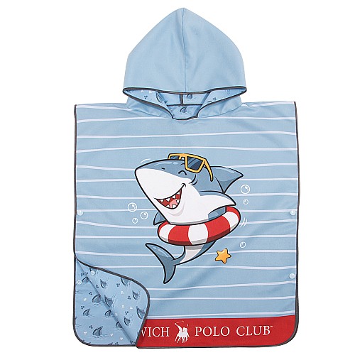GREENWICH POLO CLUB JUNIOR ΠΟΝΤΣΟ ΘΑΛΑΣΣΗΣ 50Χ115 4044 BLUE