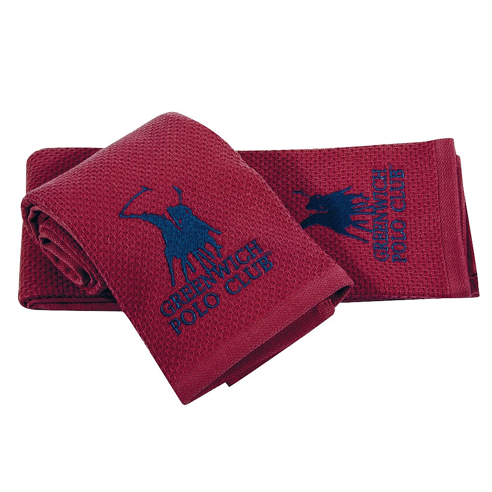 GREENWICH POLO CLUB ΠΕΤΣΕΤΕΣ ΚΟΥΖΙΝΑΣ ΣΕΤ 2TMX 40Χ60 2802 RED