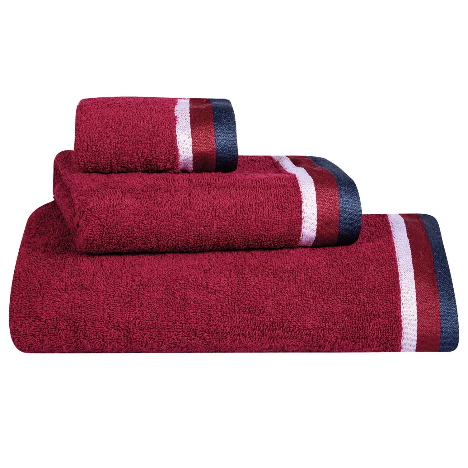 GREENWICH POLO CLUB ΣΕΤ ΠΕΤΣΕΤΕΣ 3 ΤΕΜΑΧΙΩΝ ESSENTIAL 3061 BORDEAUX