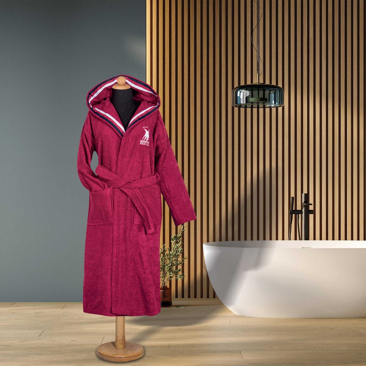 GREENWICH POLO CLUB ΜΠΟΥΡΝΟΥΖΙ MEDIUM ESSENTIAL 3061 BORDEAUX