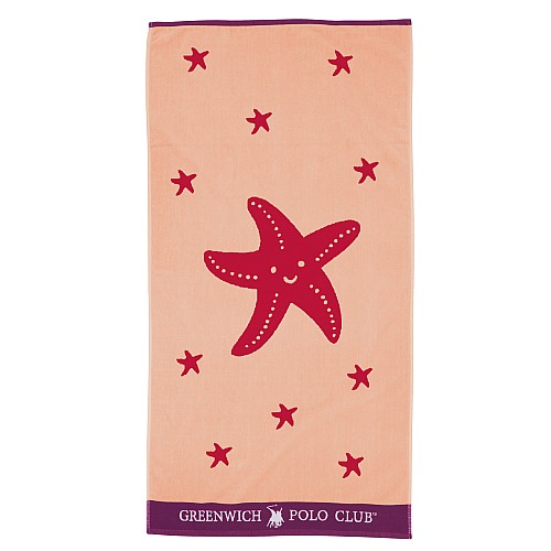 GREENWICH POLO CLUB JUNIOR ΠΕΤΣΕΤΑ ΘΑΛΑΣΣΗΣ 70Χ140 3894 SALMON