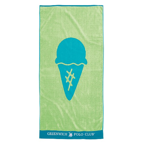 GREENWICH POLO CLUB JUNIOR ΠΕΤΣΕΤΑ ΘΑΛΑΣΣΗΣ 70Χ140 3899 GREEN