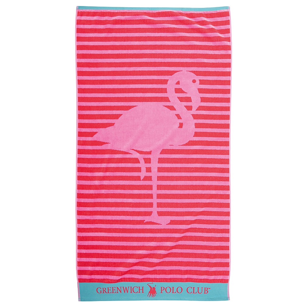 GREENWICH POLO CLUB JUNIOR ΠΕΤΣΕΤΑ ΘΑΛΑΣΣΗΣ 70Χ140 4073 PINK, RED