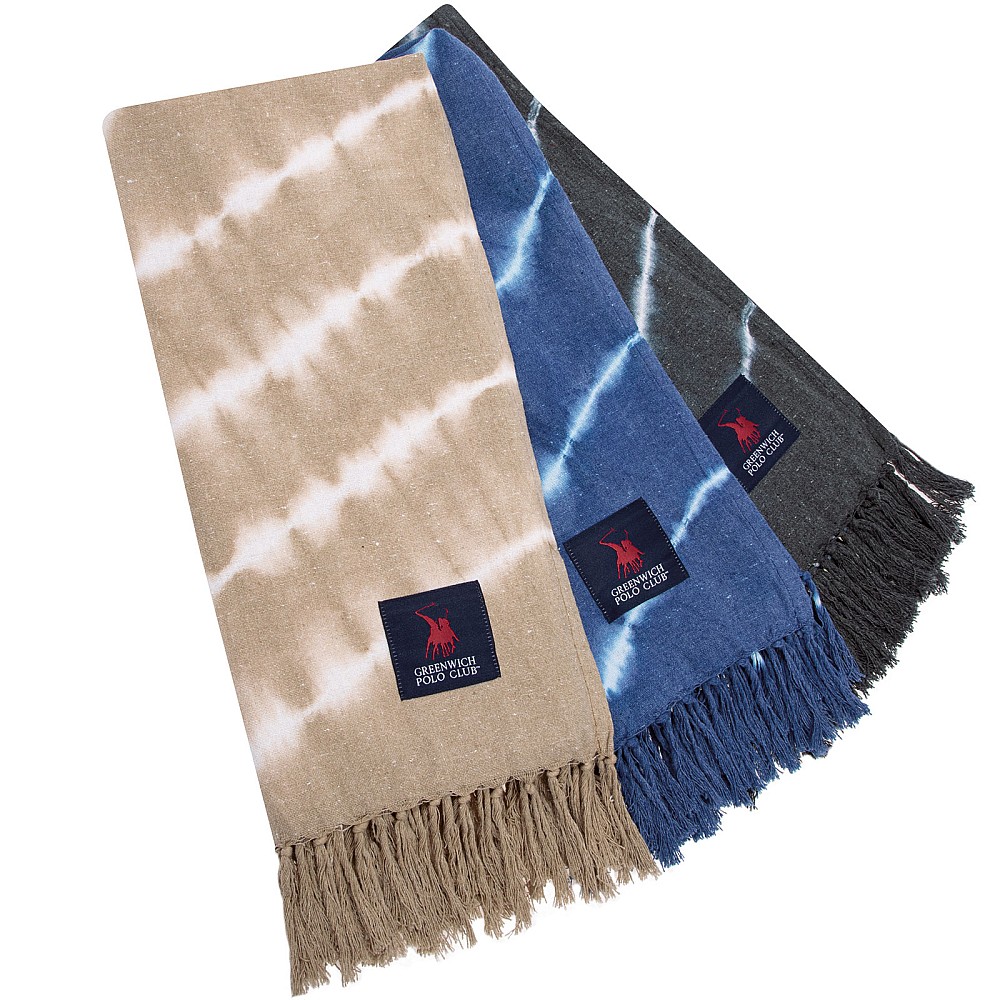 GREENWICH POLO CLUB PAREO BATIQUE 80Χ170 3847 TAUPE