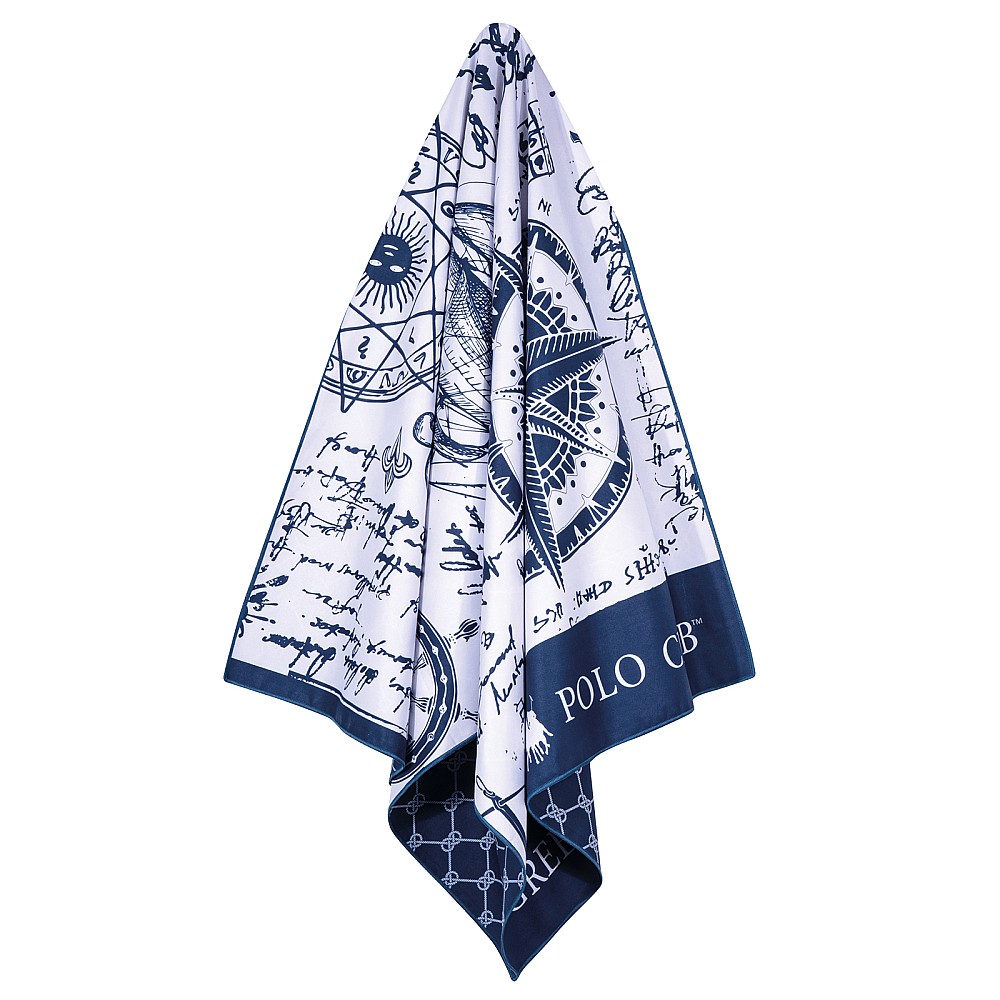 GREENWICH POLO CLUB ΠΕΤΣΕΤΑ ΘΑΛΑΣΣΗΣ 80Χ170 3909 BLUE, TAUPE