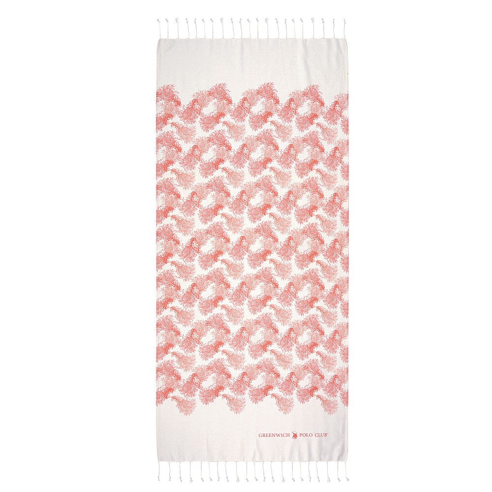 GREENWICH POLO CLUB PAREO PRINTED 80Χ180 3664 CORAL