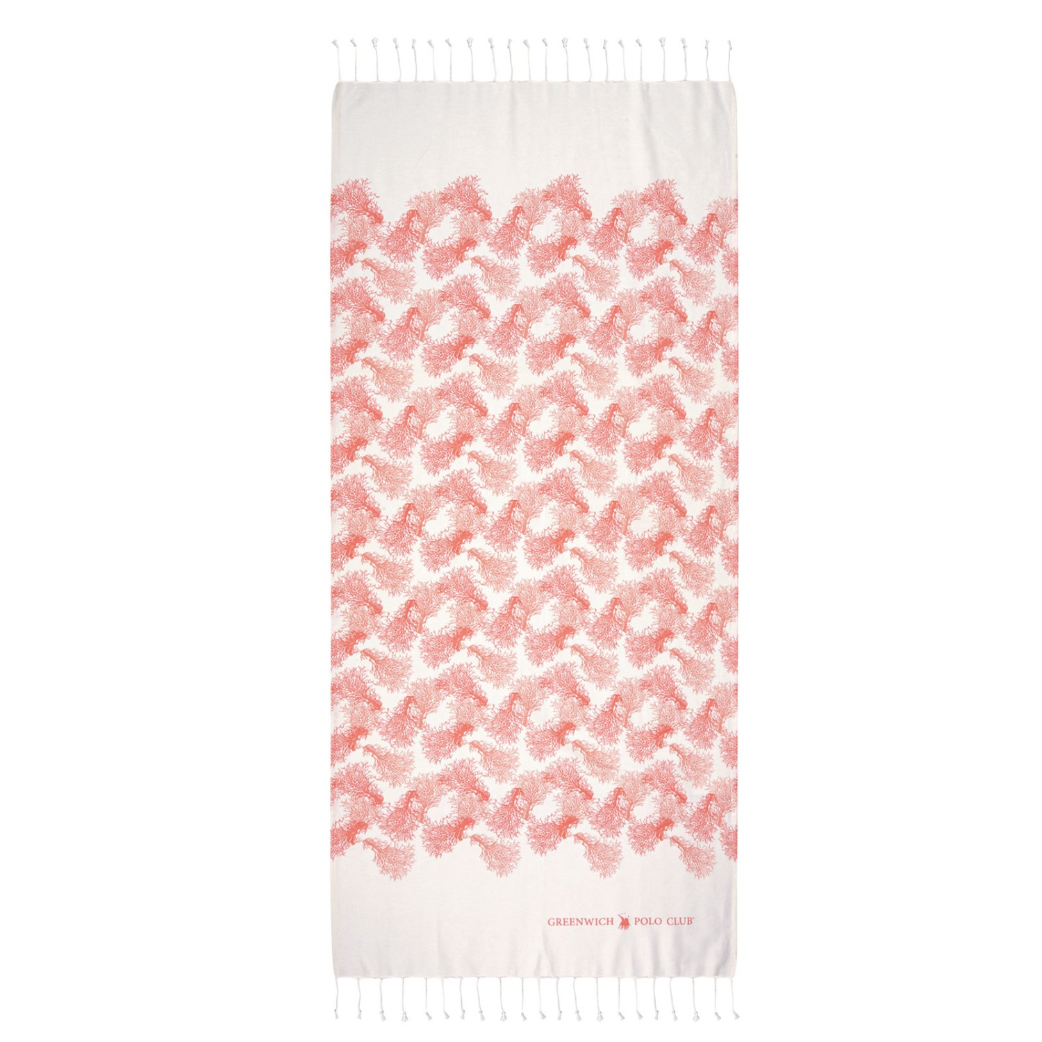 GREENWICH POLO CLUB PAREO PRINTED 80Χ180 3664 CORAL