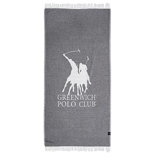GREENWICH POLO CLUB PAREO MUSLIN 85Χ170 3903 GREY