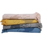 GREENWICH POLO CLUB PAREO FOUTA 90Χ170 3796 OCHRE
