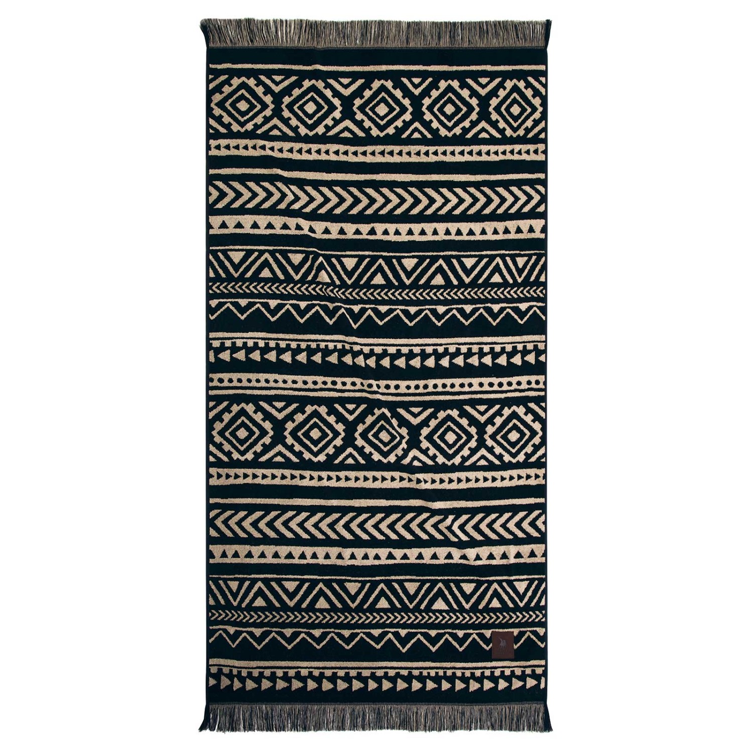 GREENWICH POLO CLUB ΠΕΤΣΕΤΑ ΘΑΛΑΣΣΗΣ 90Χ170 3829 BLACK, TAUPE
