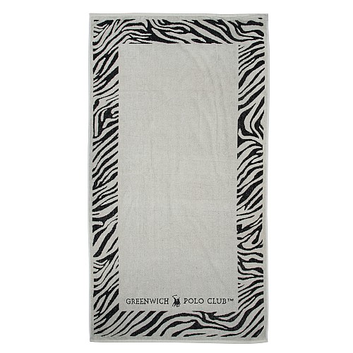 GREENWICH POLO CLUB ΠΕΤΣΕΤΑ ΘΑΛΑΣΣΗΣ 90Χ170 3885 BLACK, IVORY