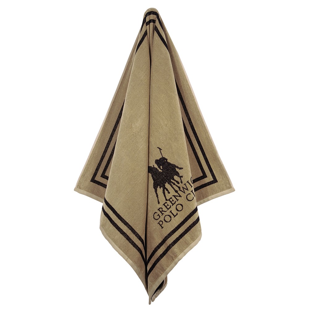 GREENWICH POLO CLUB ΠΕΤΣΕΤΑ ΘΑΛΑΣΣΗΣ 90Χ170 ESSENTIAL 4050 TAUPE