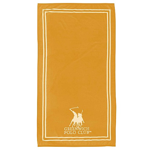 GREENWICH POLO CLUB ΠΕΤΣΕΤΑ ΘΑΛΑΣΣΗΣ 90Χ170 4051 CREAM, OCHRE
