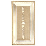 GREENWICH POLO CLUB ΠΕΤΣΕΤΑ ΘΑΛΑΣΣΗΣ 90Χ170 4053 BLACK, TAUPE