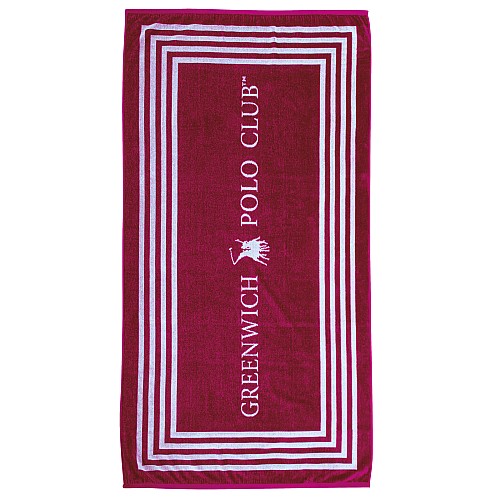 GREENWICH POLO CLUB ΠΕΤΣΕΤΑ ΘΑΛΑΣΣΗΣ 90Χ170 4055 RED, WHITE