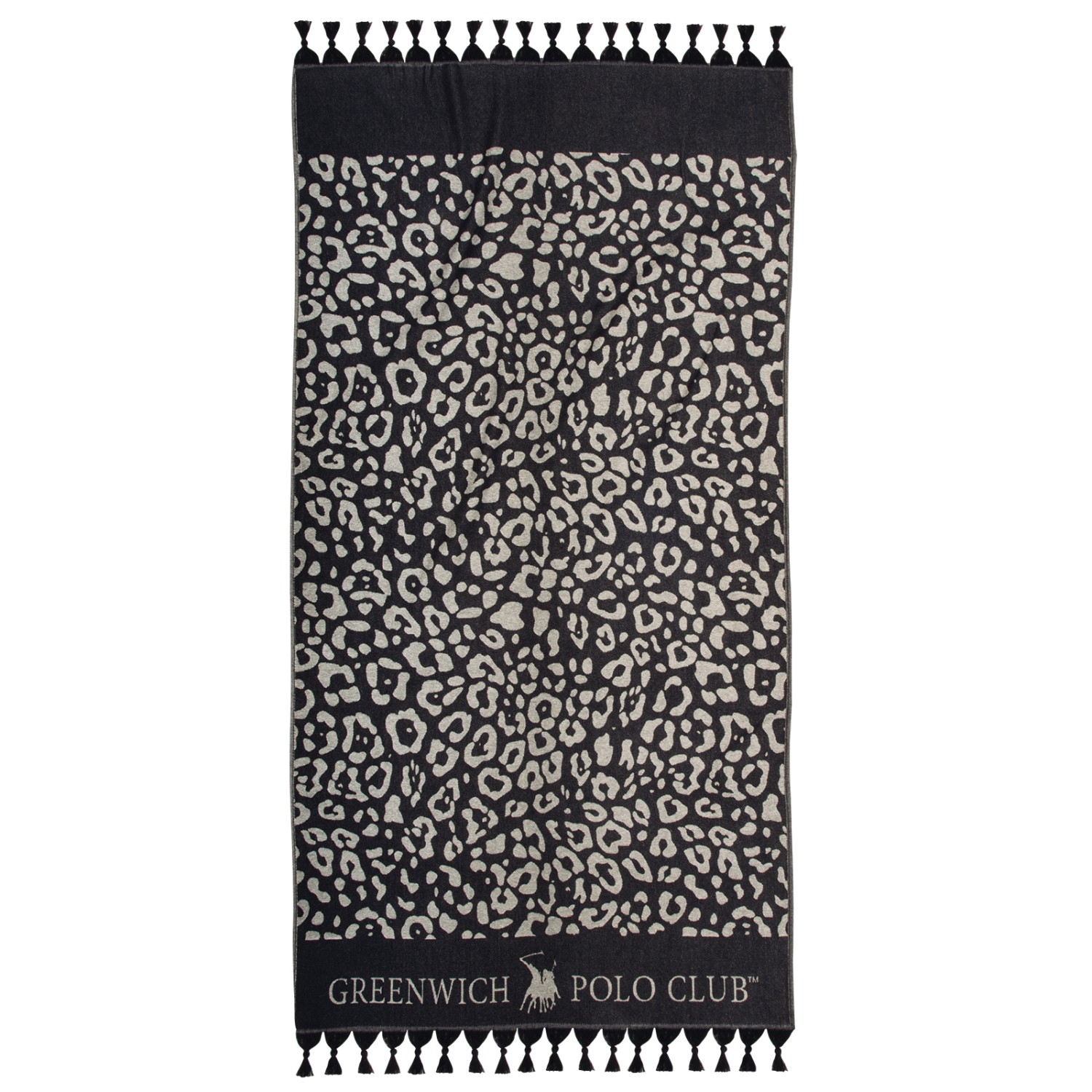 GREENWICH POLO CLUB PAREO FOUTA 90Χ170 4059 BLACK, IVORY